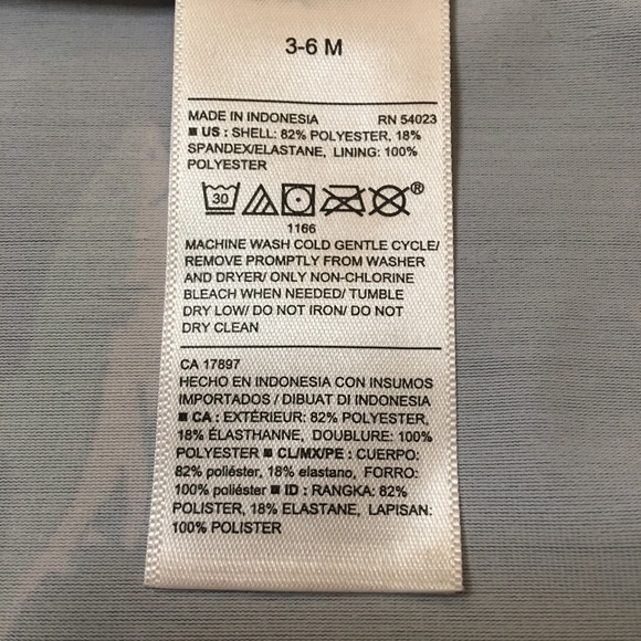 Baby boy one piece swimsuits and sun hat bundle 6m - Picture 11 of 16